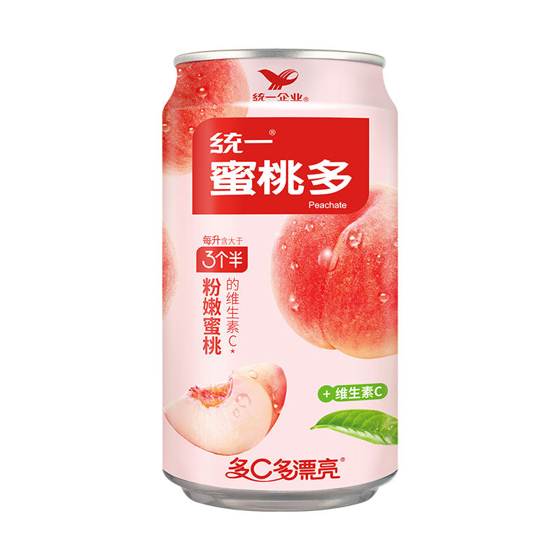 统一蜜桃多310ml