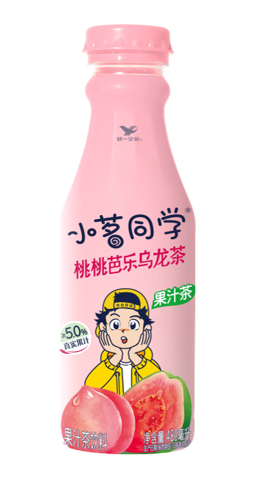 小茗同学桃桃芭乐乌龙480ml